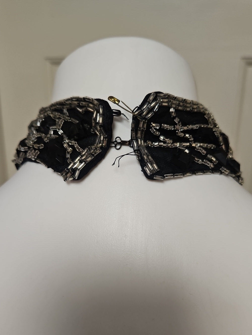 1980s disco body con, sequin, beautiful, sexy, black Dress - Picture 4 of 12